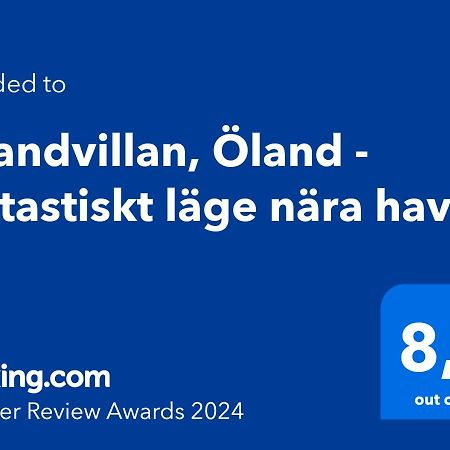 Strandvillan, Oeland - Fantastiskt Laege Naera Havet! Lottorp Экстерьер фото